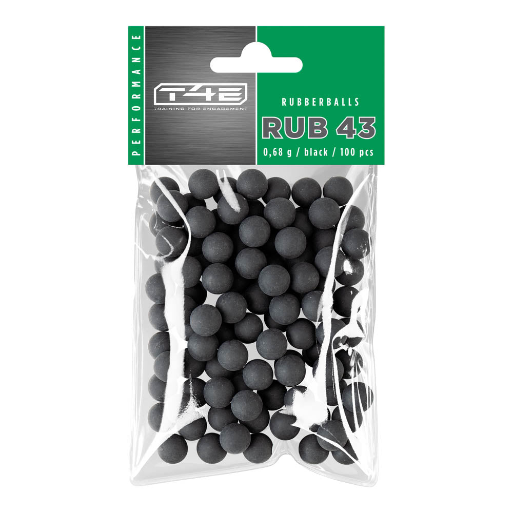 T4E Performance RUB 43-0.68-Negro-100 uds