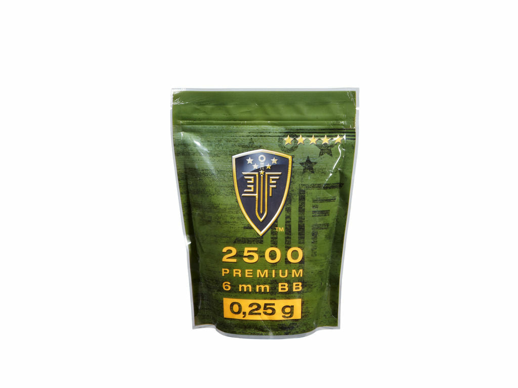 BB-Elite Force-Blancas-6mm-0,25-Bolsa Zipper 2500 uds & BB-HK-Rojas-6mm-0,2-Bolsa Zipper 2500 uds