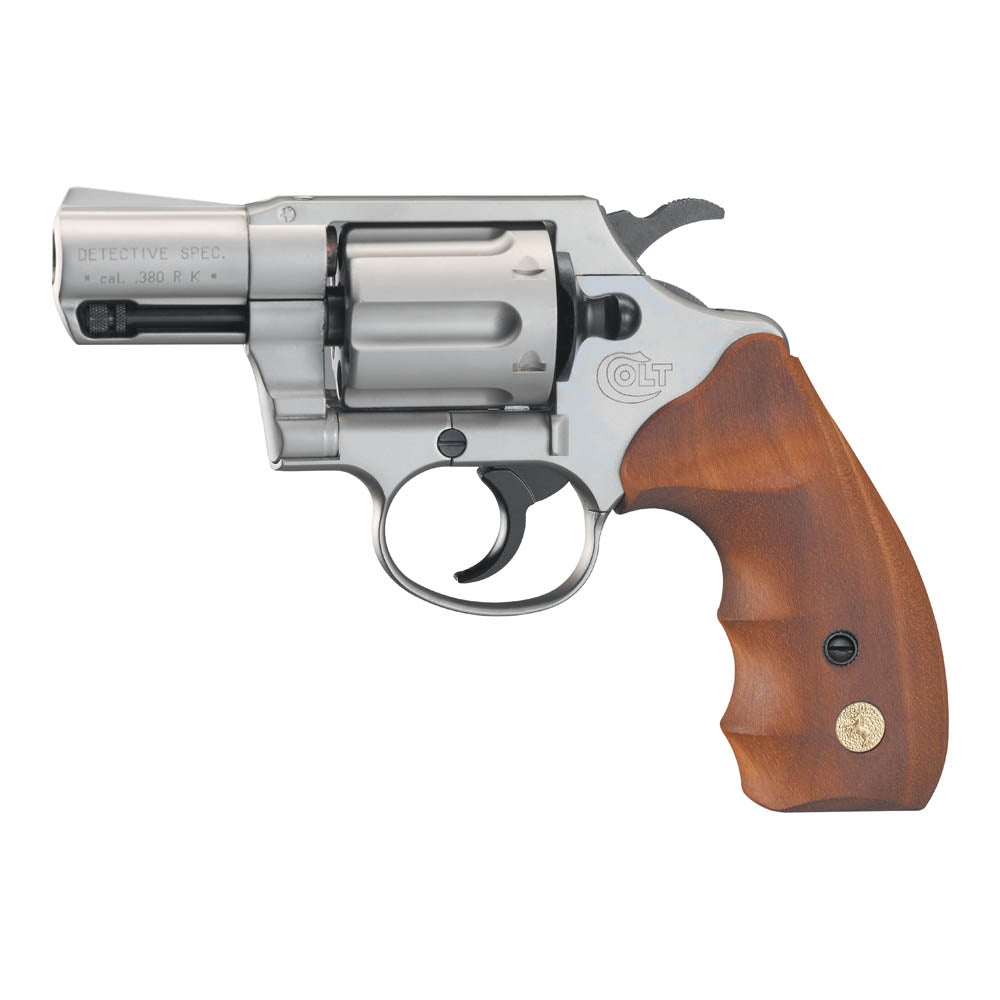 Colt Detective Special-Nickel Madera-9mm RK