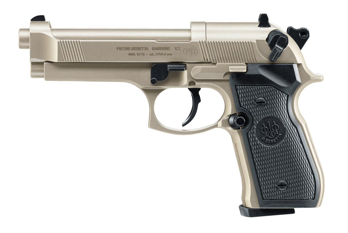 Beretta M92FS-Nickel-Co2 & Co2-Beretta M92FS-4,5mm Pellet-Nickel
