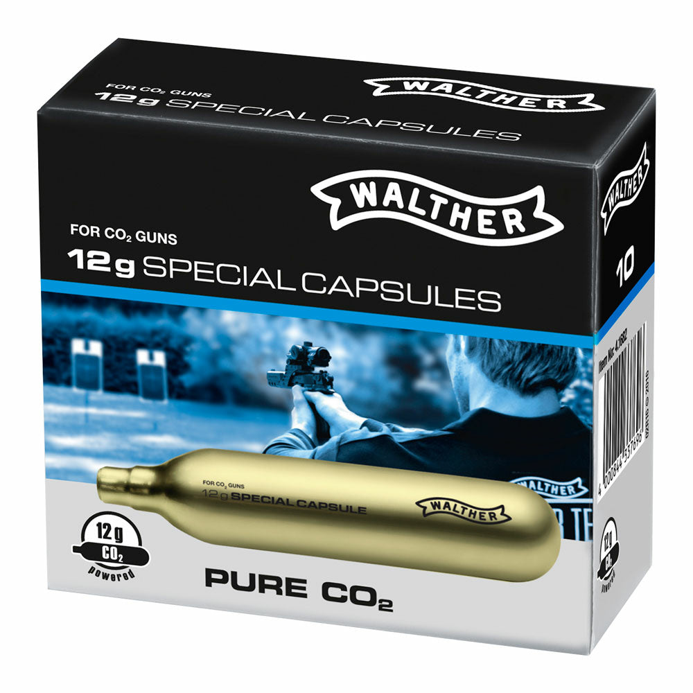Botellas Walther 12g Co2-Caja 10 uds