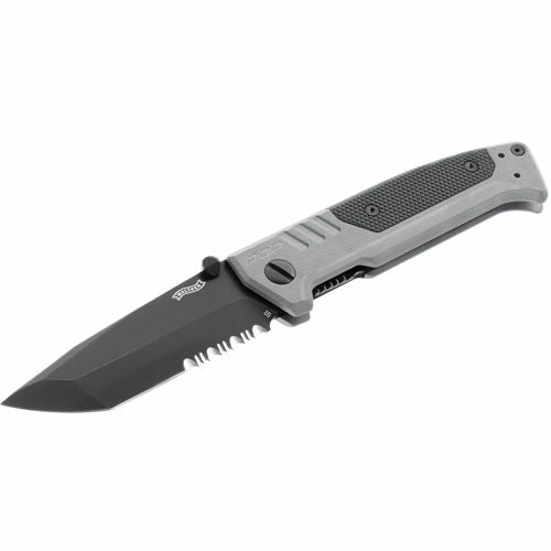 Walther PDP Tanto Folder Serrated Gray
