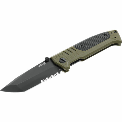 Walther PDP Tanto Folder Serrated OD