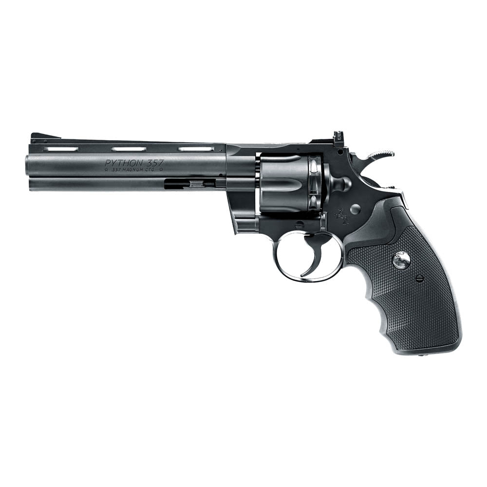 Co2-Colt Python Polimero-4,5mm BB o Pellet-Negra- 6"
