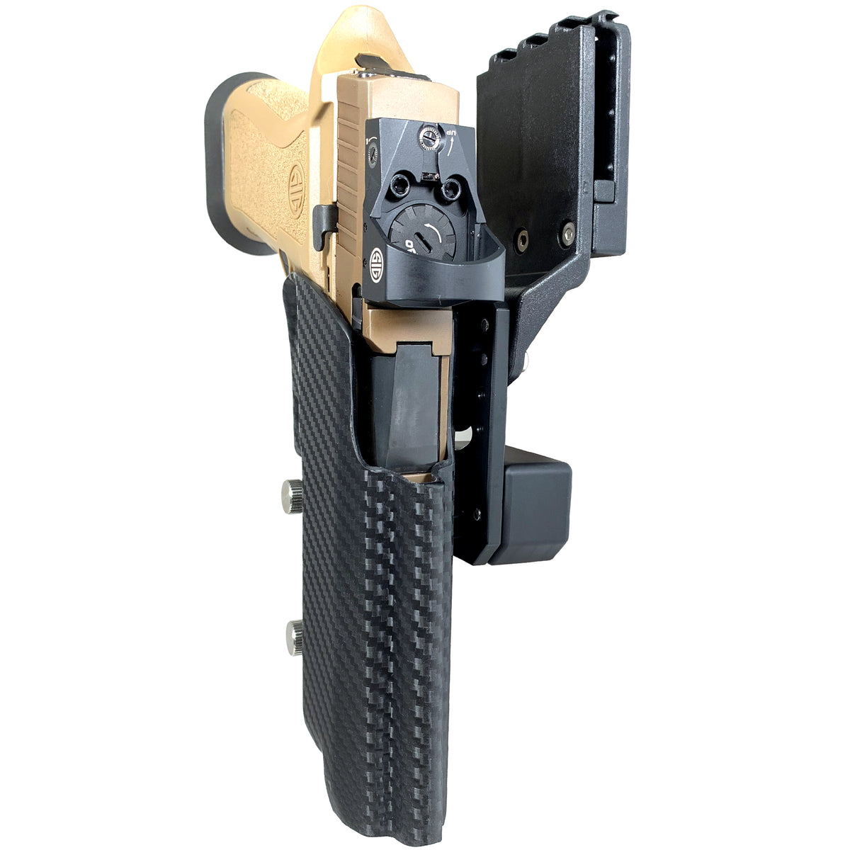 Fundas OWB Pro Competición HD SIG-P320-4"-Carbón Negro