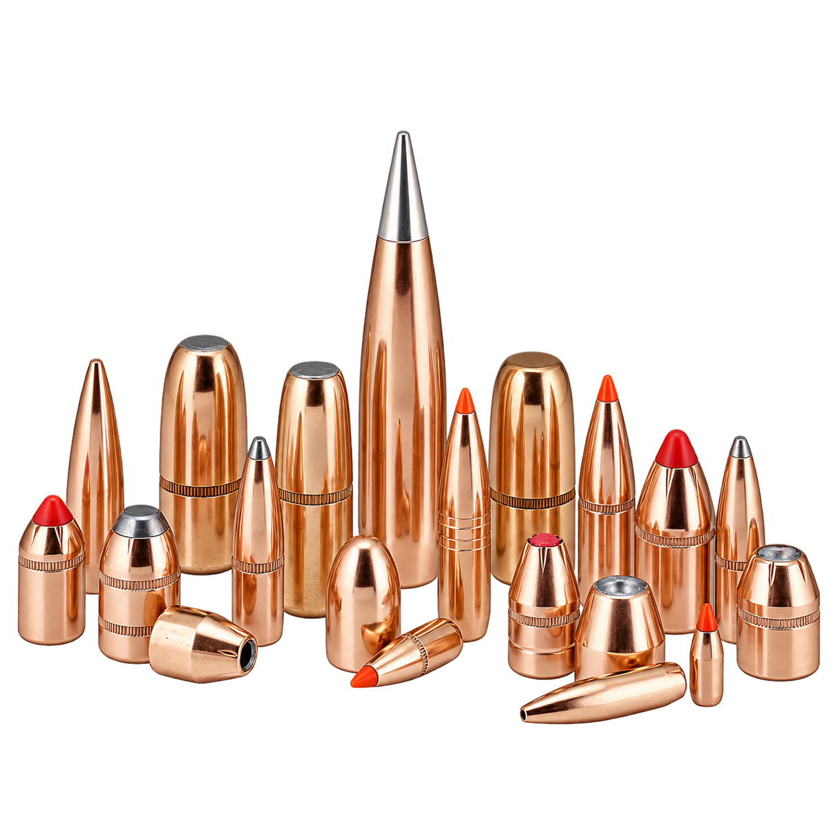 Puntas Rifle FMJ & PUNTAS FMJ-22 CAL .224 55 GR FMJ-BT W/C- Caja 100