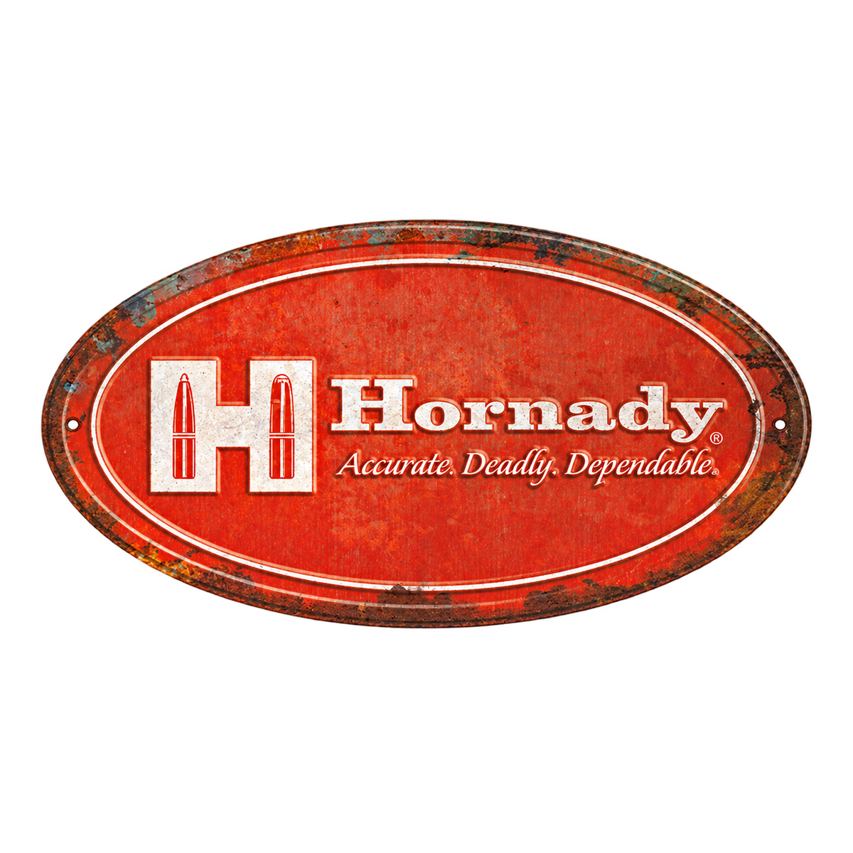 Chapa Oval Rustica Hornady & Chapa Oval Rustica Hornady