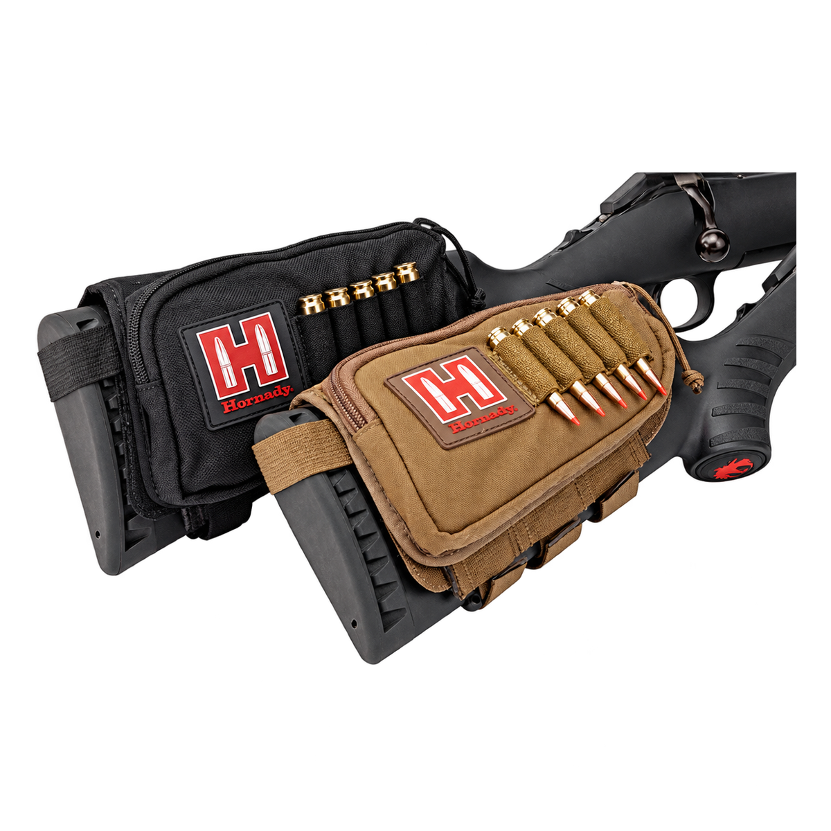 Carrillera Hornady Negra Derecha