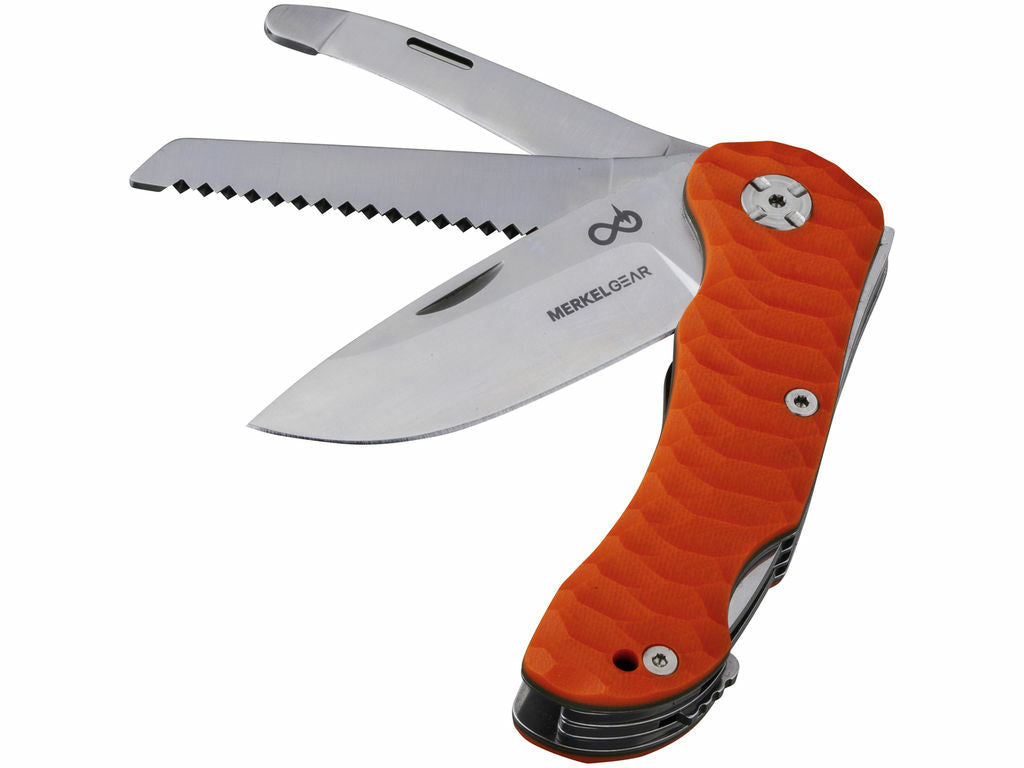 Navaja Merkel Gear & Navaja Merkel Gear-Naranja-Unica