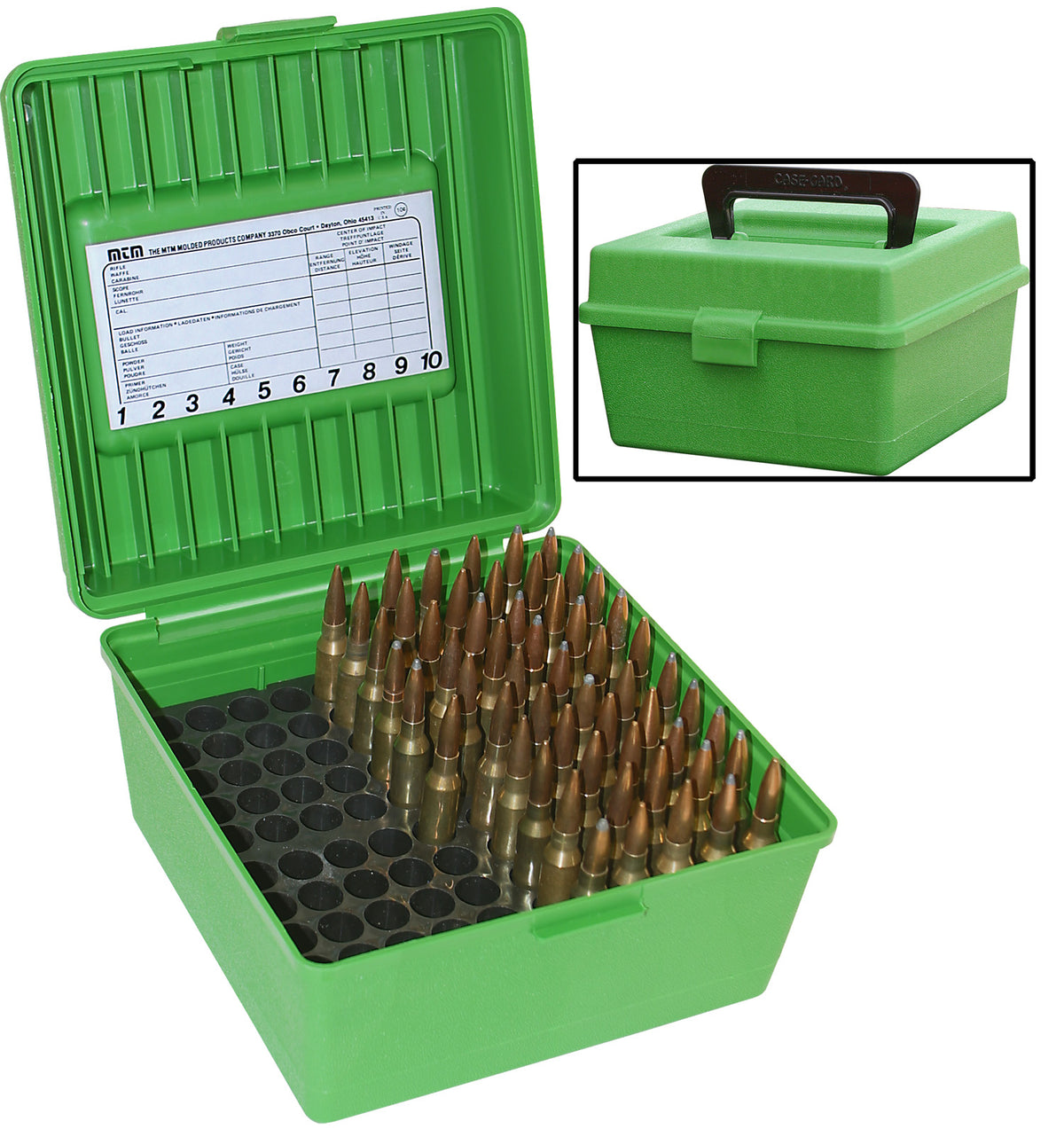 Caja Rifle 100 de Luxe & RIFLE- De Luxe- 100RDS 22-250 A 458WIN-12-