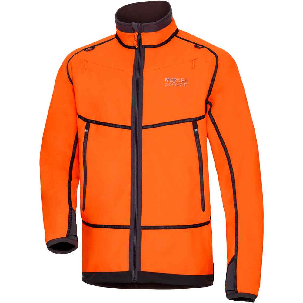 Chaqueta HELIX Marrón/Naranja & Chaqueta HELIX Marrón/Olive-Hombre-XL(54)