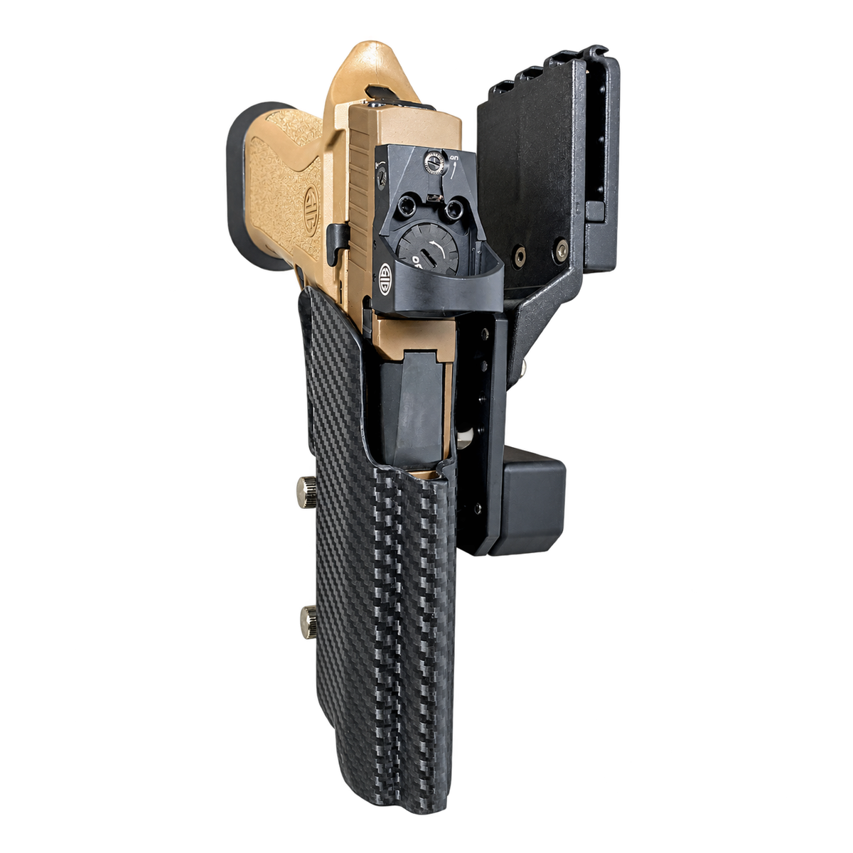 Fundas OWB Pro Competición HD SIG-P320-4"-Carbón Negro