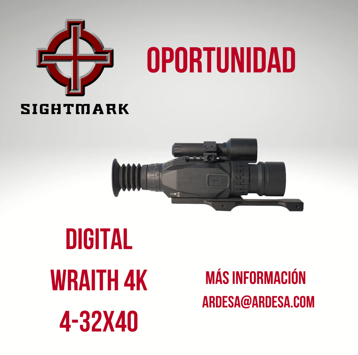 Visor Digital Wraith 4K 4-32X40