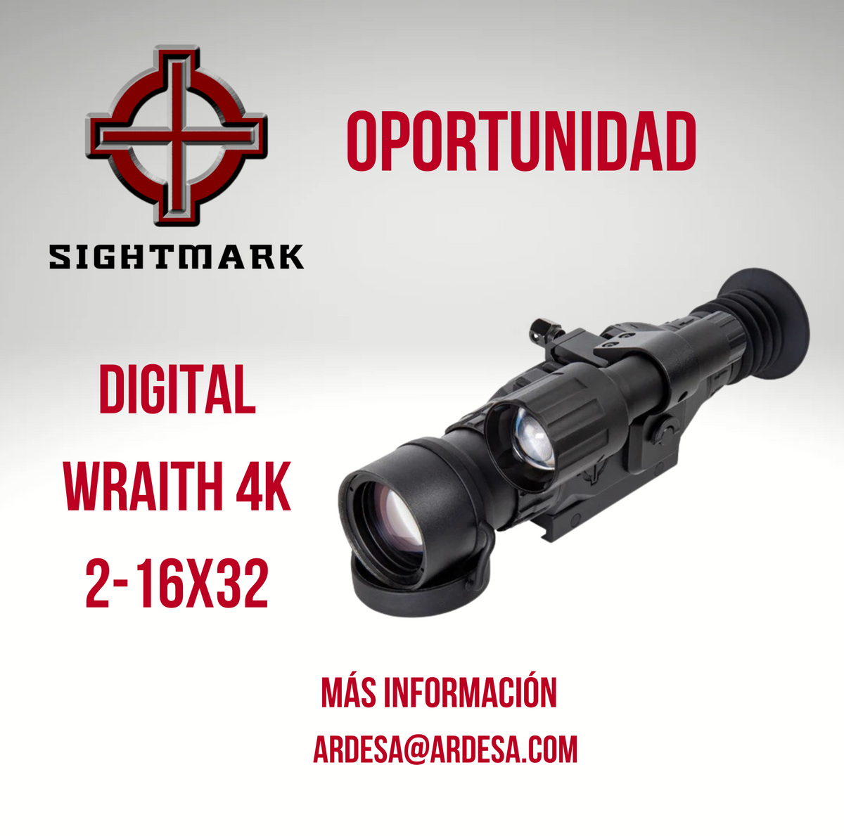Visor Digital Wraith 4K 2-16X32