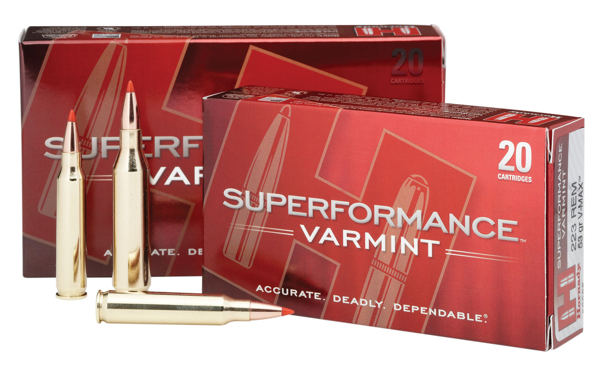 Superformance Varmint & SUPERFORMANCE VARMINT-17 HORNET 20 GR V-MAX® SPF- Caja 25