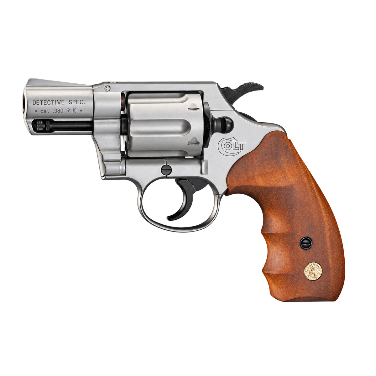 Colt Detective Special-Nickel Madera-9mm RK