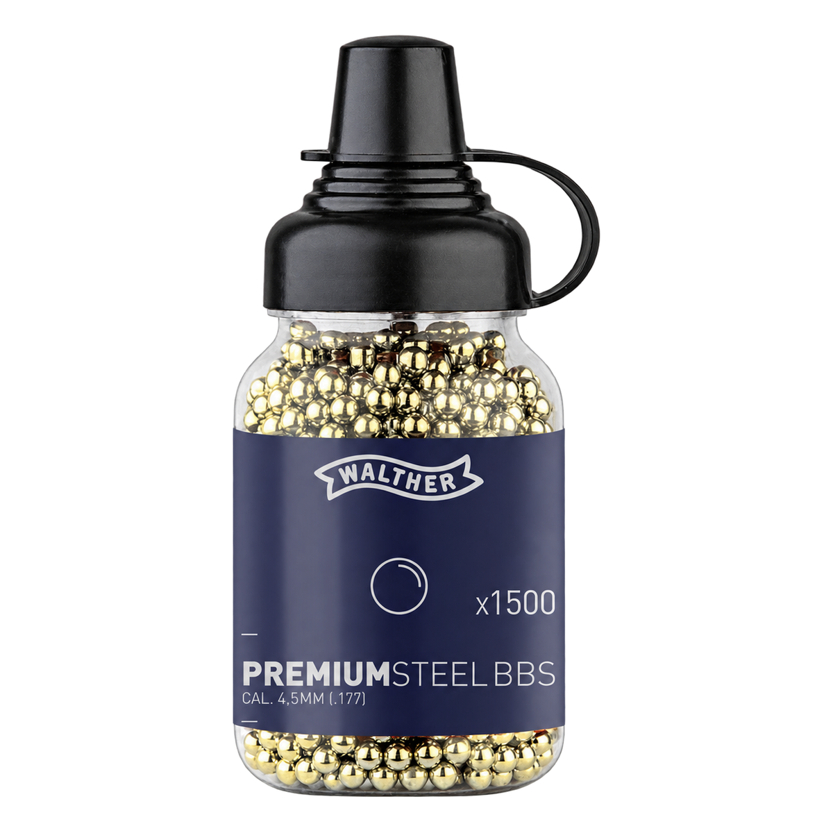 BB Acero Walther Premium Gold-4,5mm-0.36-Botella 1500