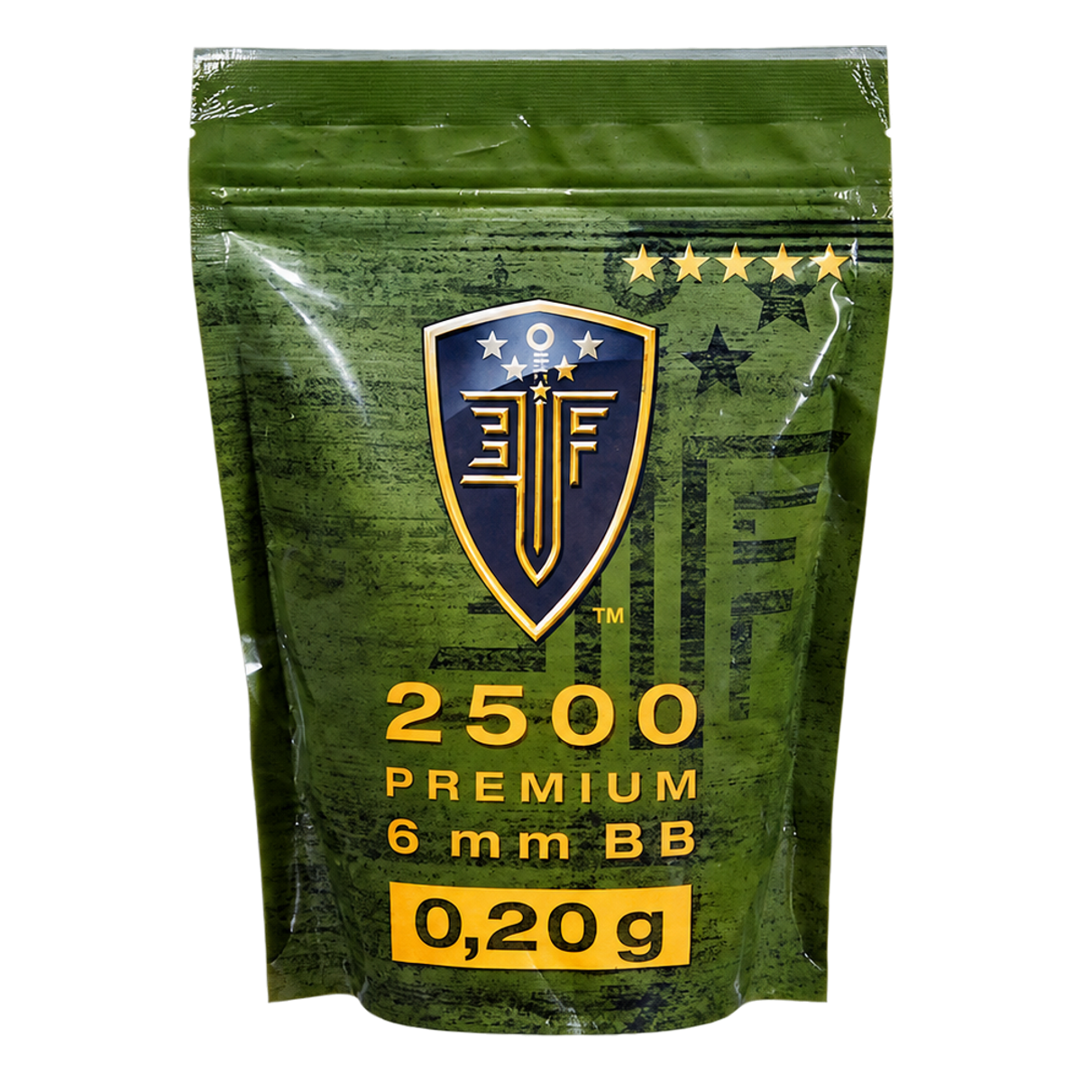 BB-Elite Force-Blancas-6mm-0,2-Bolsa Zipper 2500 uds