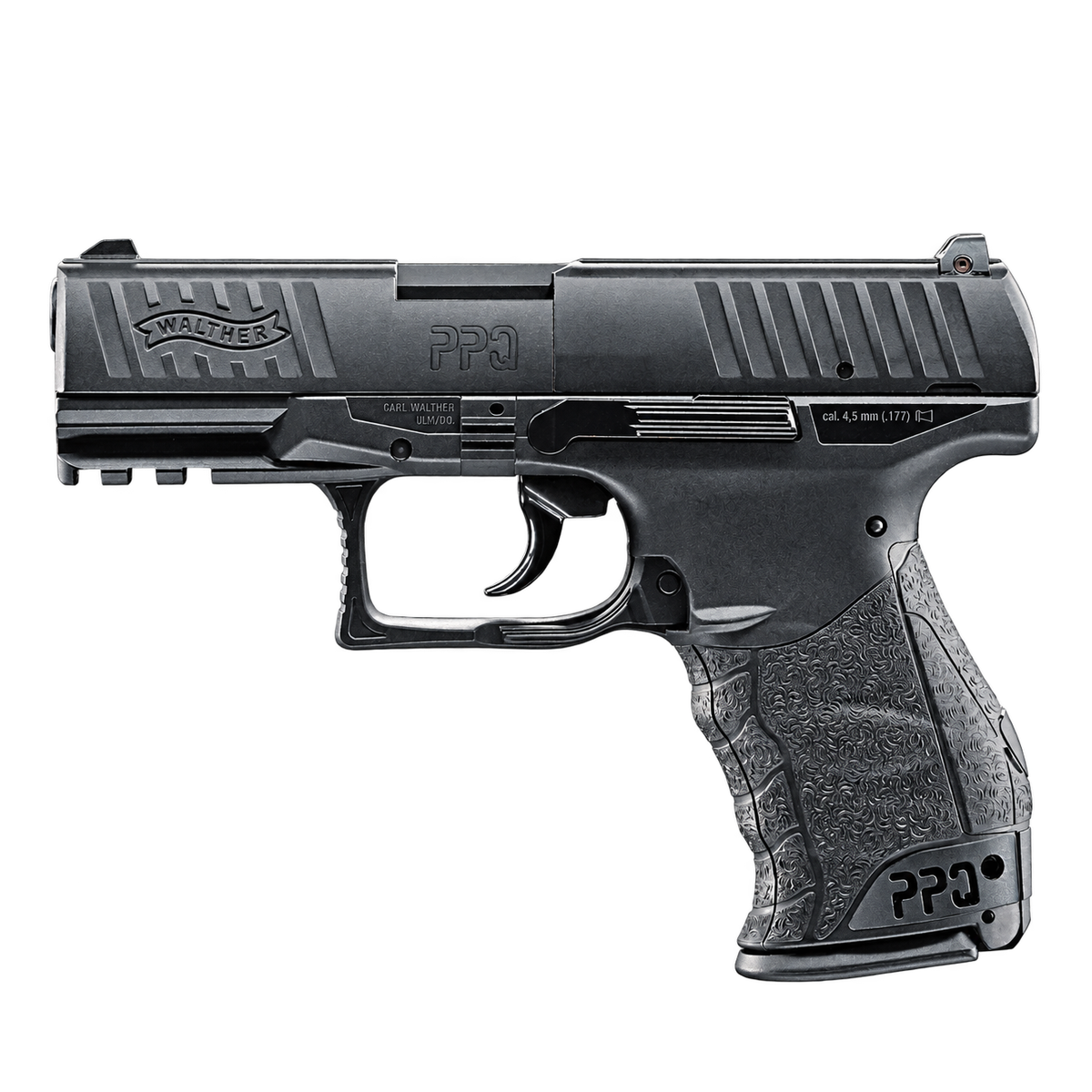 Walther PPQ-Co2 & Co2-Walther PPQ-4,5mm Pellet-Negra