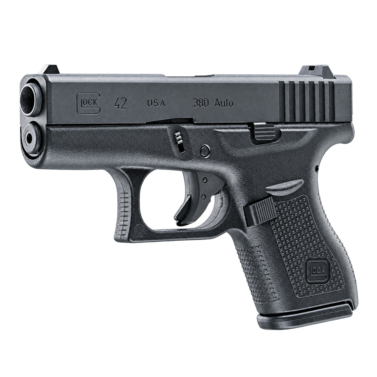 Glock 42-ASG & ASG-Glock 42 Shot Up Negra