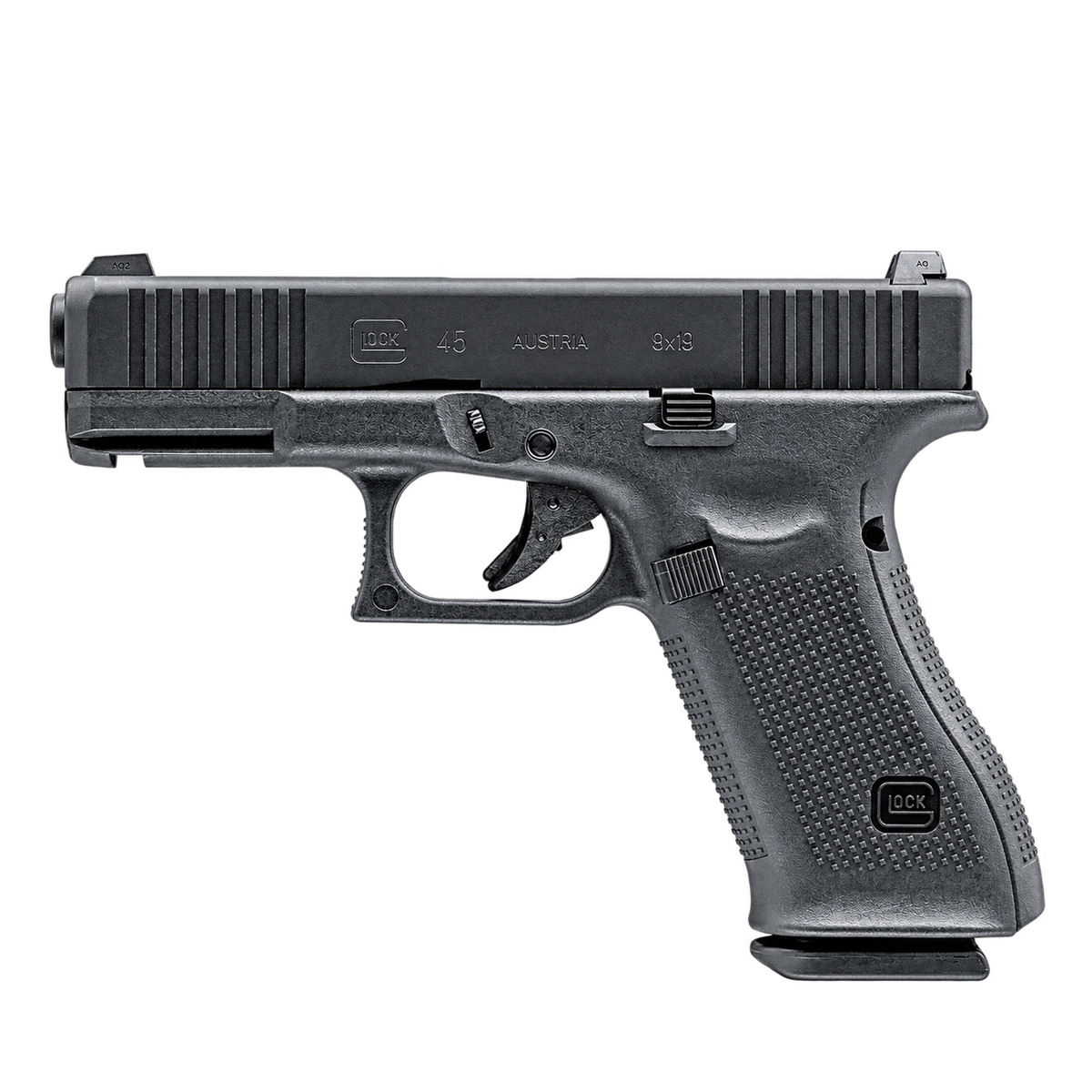 Glock 45-ASG & ASG-Glock 45 Shot Up Negra