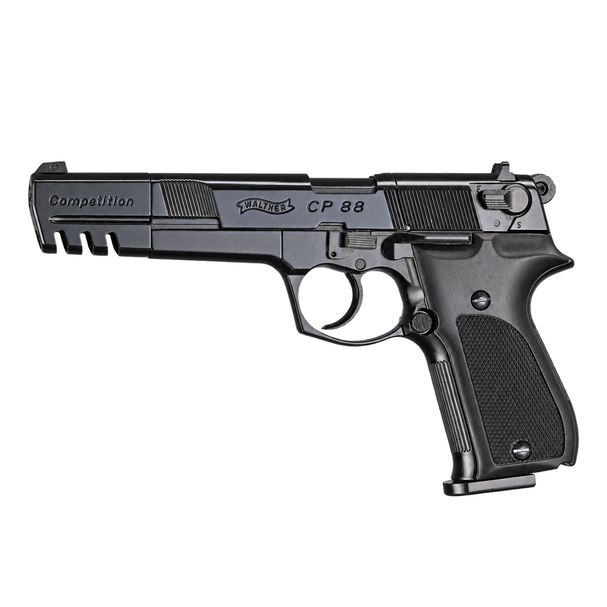 Walther CP88 Competition-Co2 & Co2-Walther CP88 Competición-4,5mm Pellet-Negra 5,6"