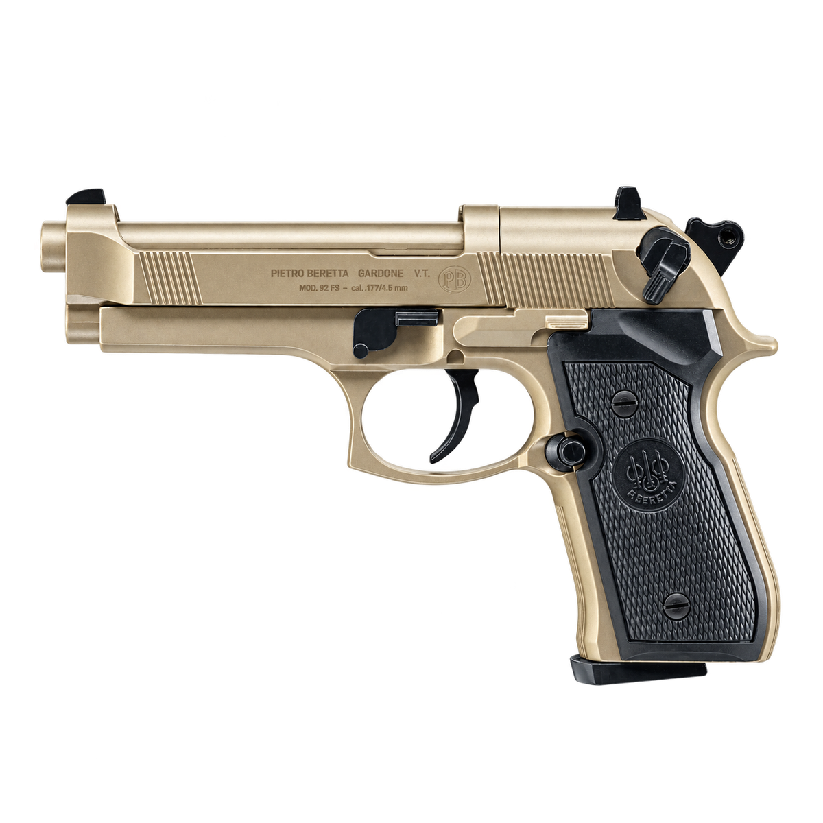 Beretta M92FS-Nickel-Co2 & Co2-Beretta M92FS-4,5mm Pellet-Nickel