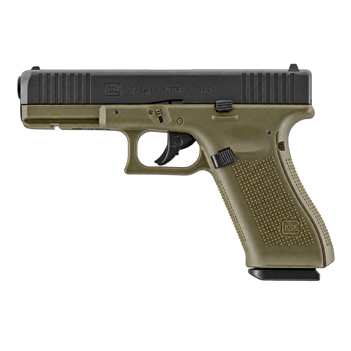 Glock 17 Gen 5 Battlefield Green & ASCO2-Glock 17 Gen 5 Green