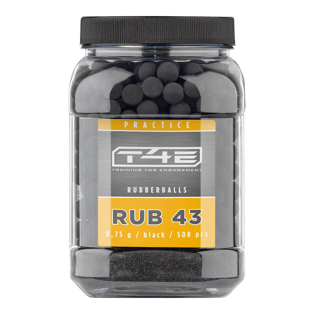 T4E Practice RUB 43-0.75-Negro-500 uds