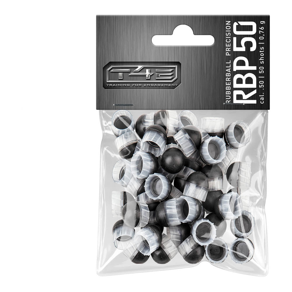 T4E Performance RUB 50  Precisión- Revólveres-0.75-Negro-50 uds