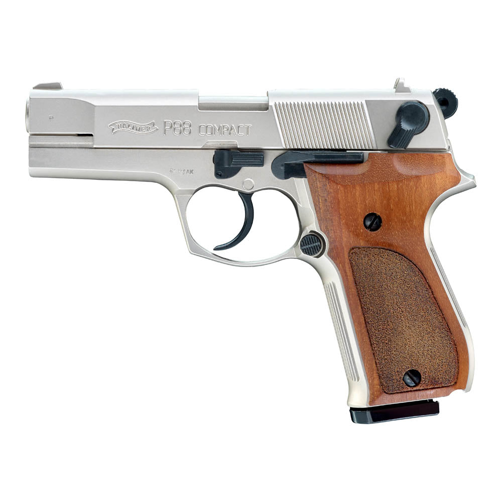 Walther P88-Nickel Madera-9mm PAK