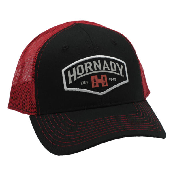 Gorra Hornady Negra & Roja Est Mes & Gorra Hornady Negra & Roja Est Mes