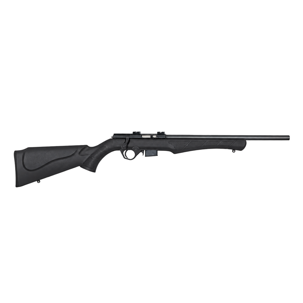 Carabina ROSSI 8117 & CARABINA  8117- 17HMR- AWS NEGRA 18"-5T- ( 1/2x20 UNF)