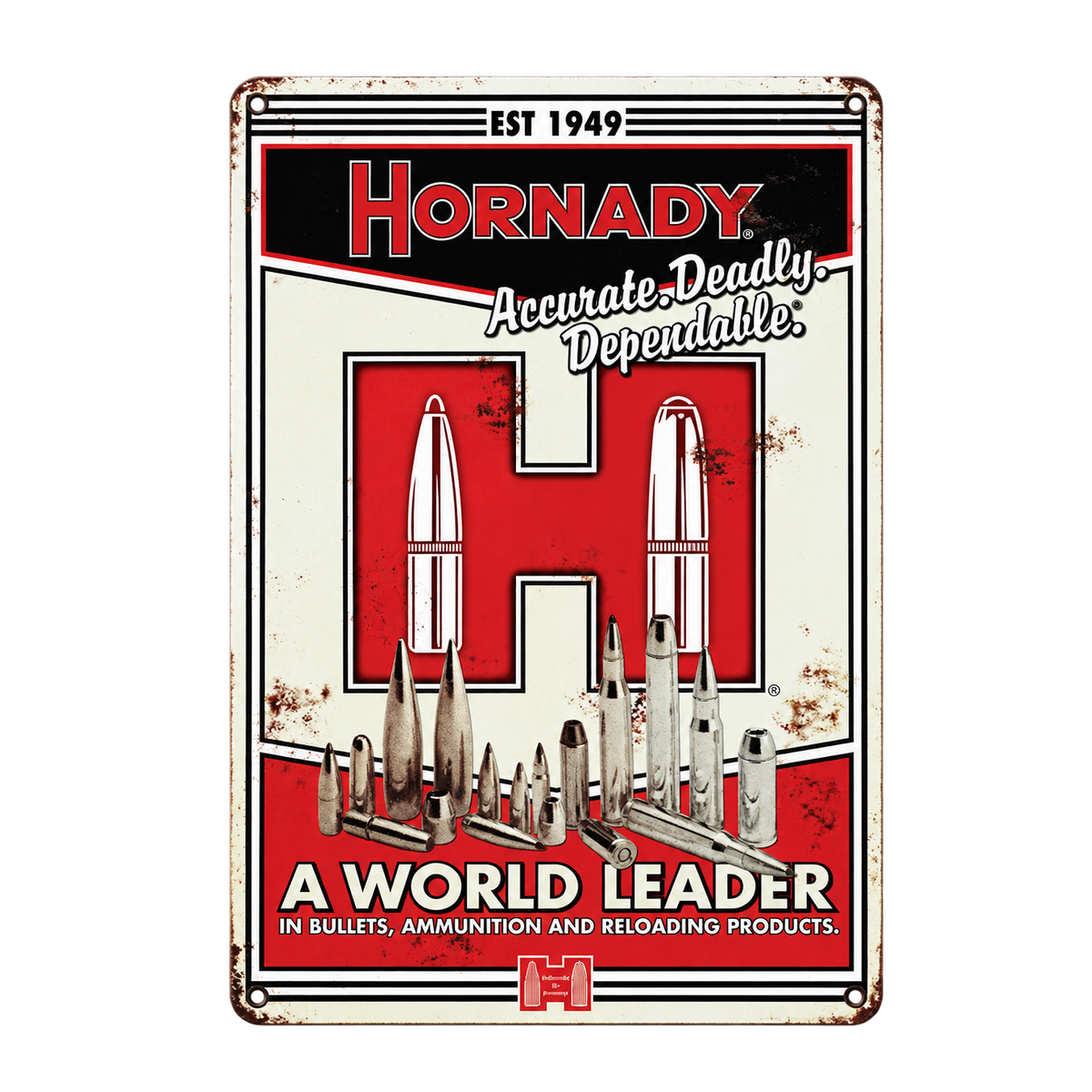 Chapa Hornady Vintage & Chapa Hornady Vintage