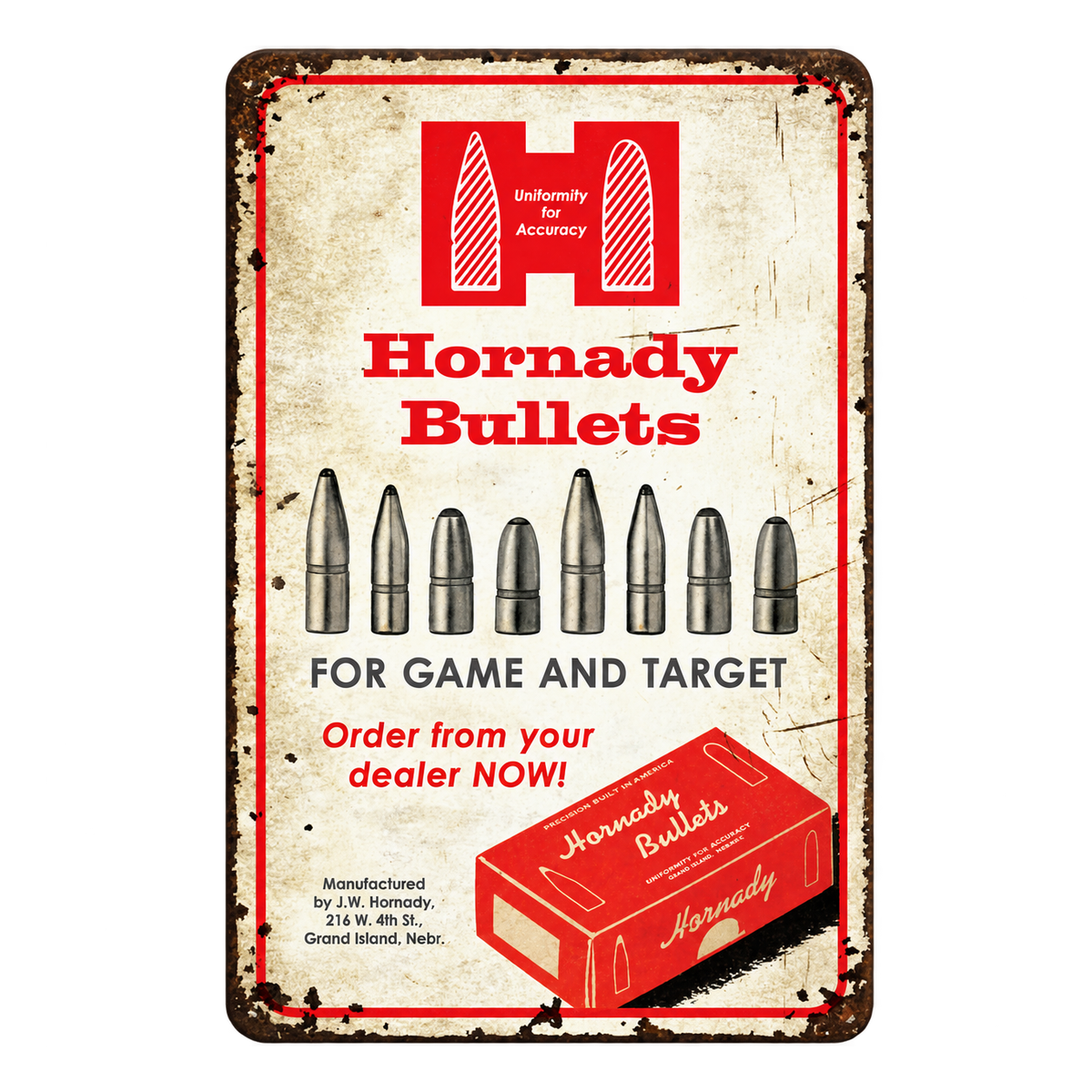 Chapa Rustica Balas Hornady & Chapa Rustica Balas Hornady