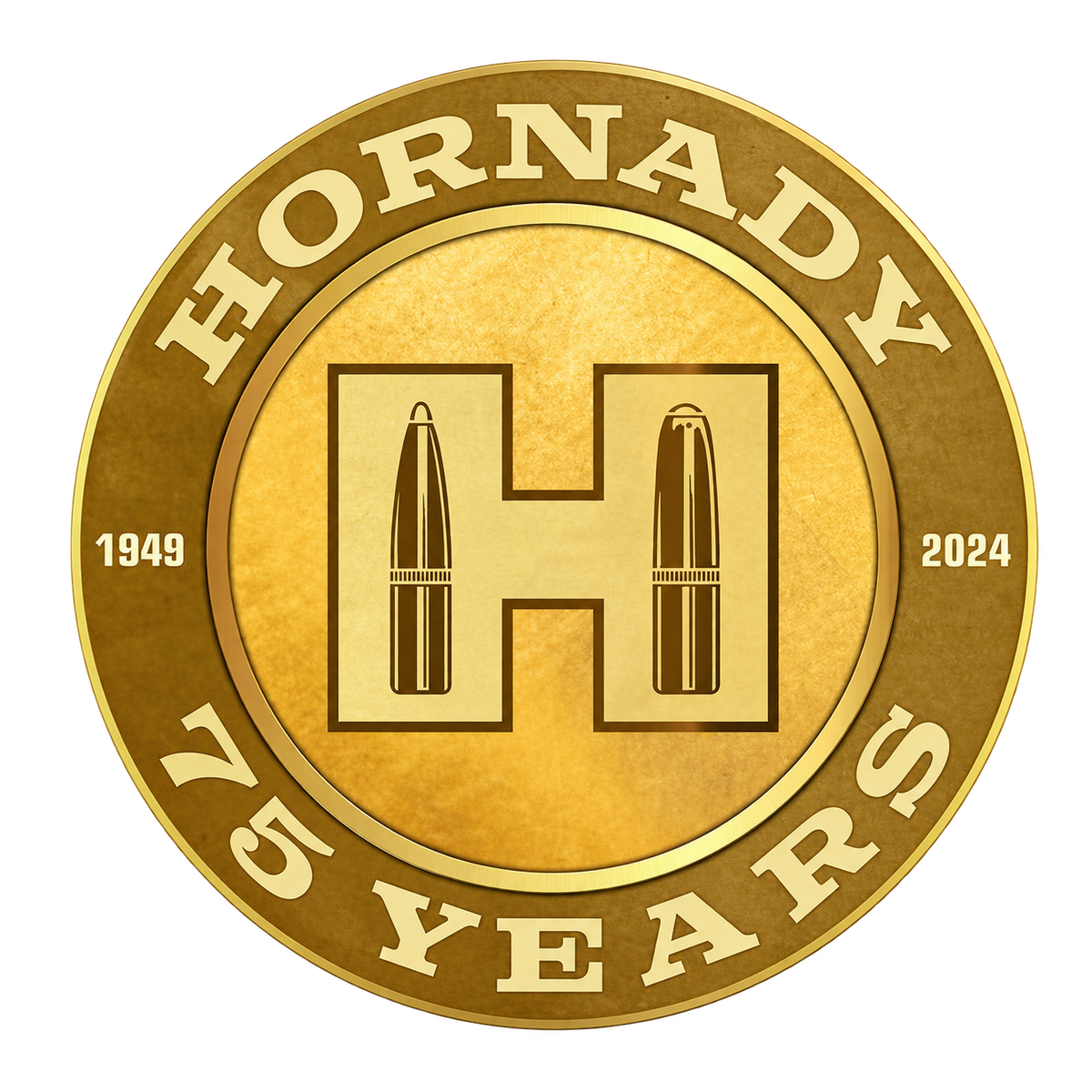 Placa Hornady 75th Aniversario & Placa Hornady 75th Aniversario