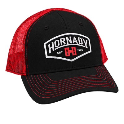 Gorra Hornady Negra & Roja Est Mes
