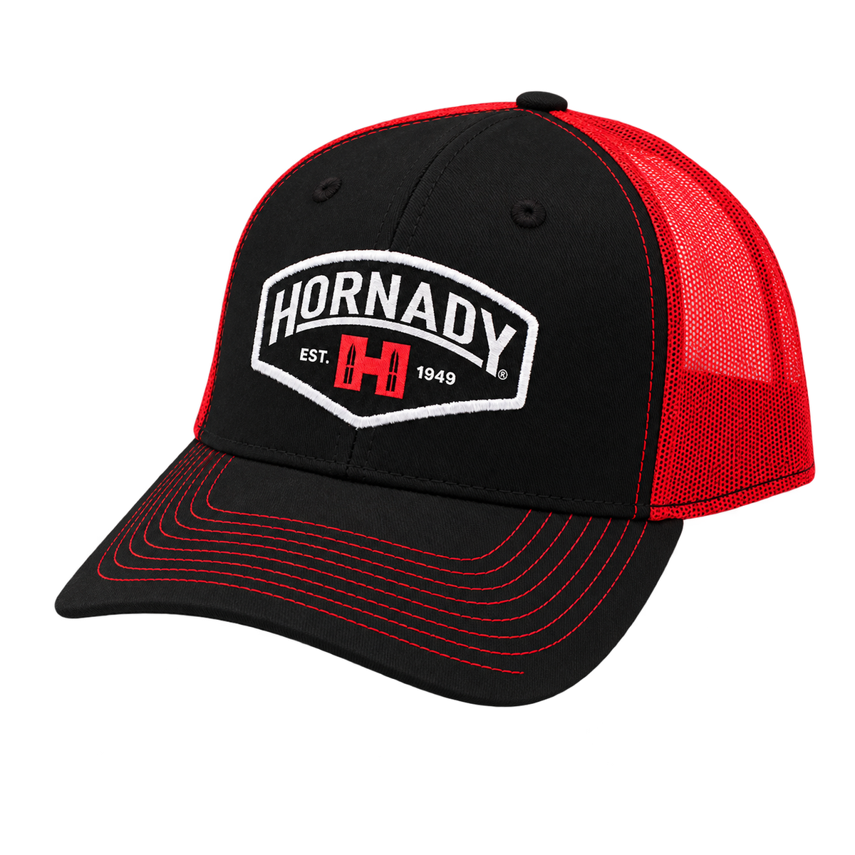 Gorra Hornady Negra & Roja Est Mes & Gorra Hornady Negra & Roja Est Mes