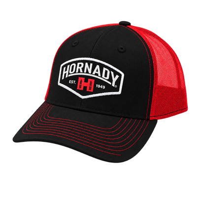 Gorra Hornady Negra & Roja Est Mes & Gorra Hornady Negra & Roja Est Mes