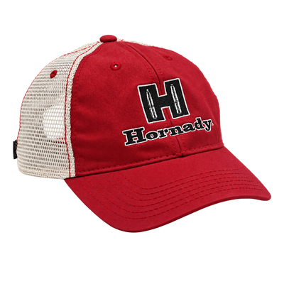 Gorra Hornady Roja & Blanca Mesh