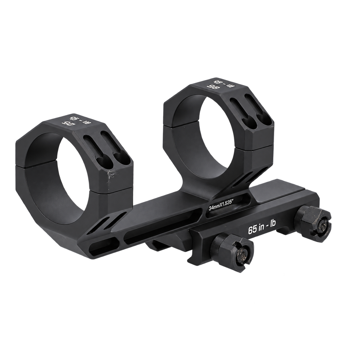 Alpha MSR & ALPHA-MSR SCOPE MOUNT, 30MM, 1.535, BLK