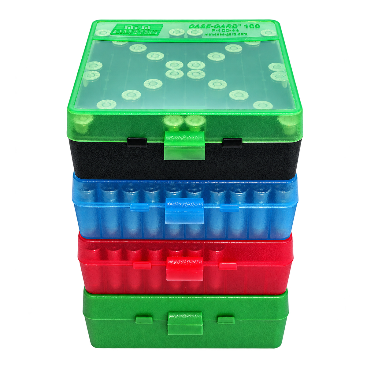 Caja  Arma Corta P100 & ARMA CORTA CAJA 100RDS  38-357 VERDE-24-