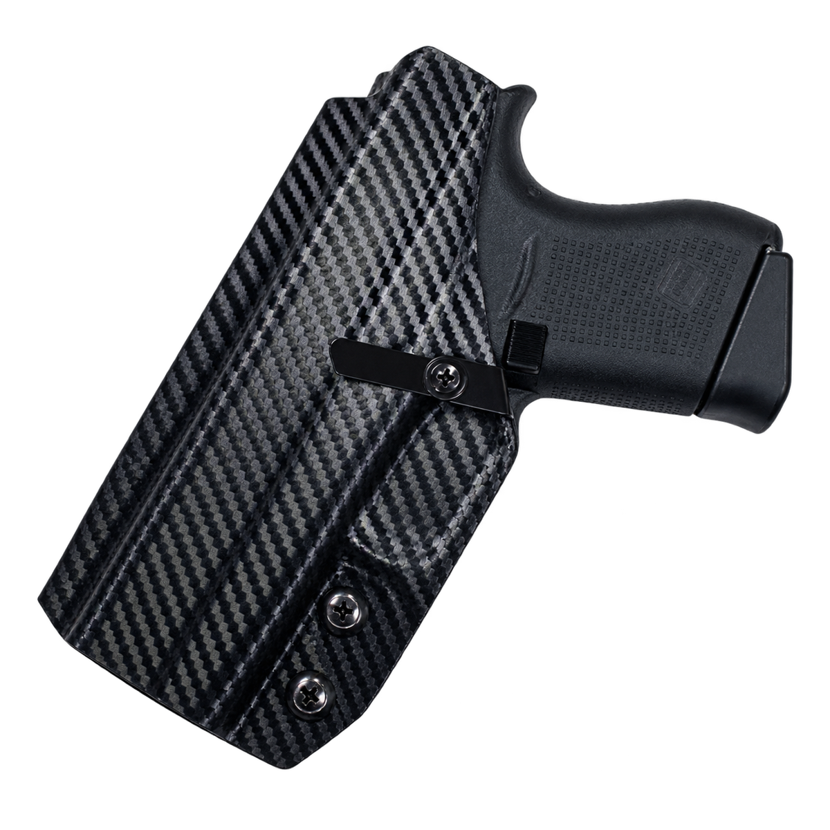 Fundas IWB Full Profile-Carbon & Funda Interior  (IWB) Glock 19-Full Profiles-Negra-Karbon