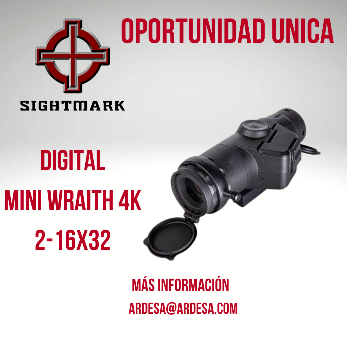 Visor Digital Wraith 4K MINI 2-16X32