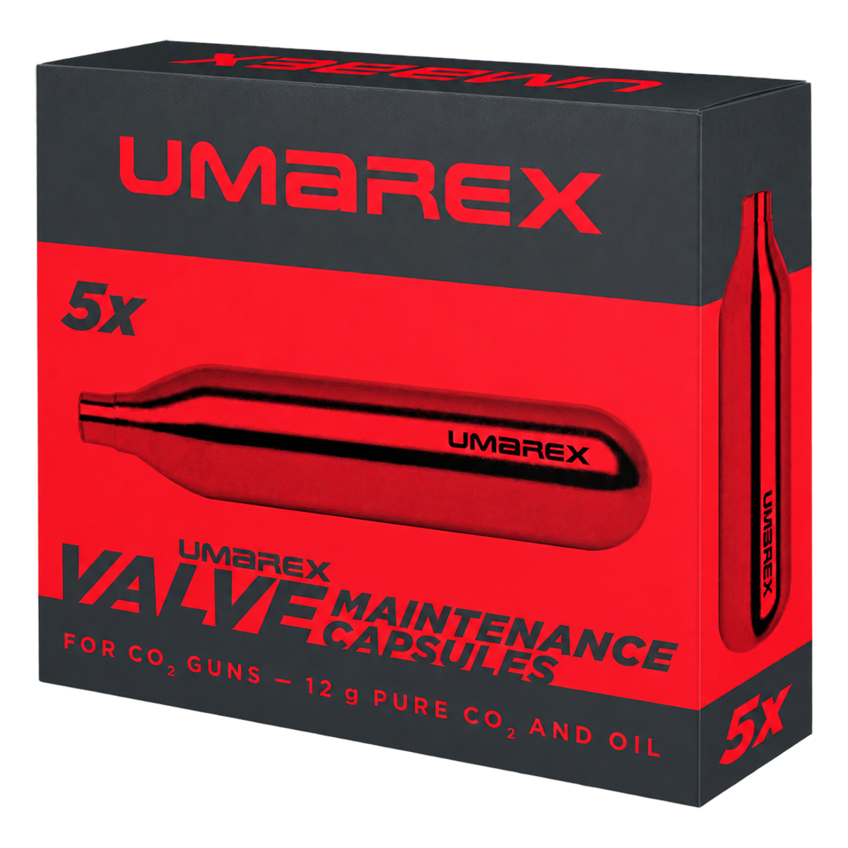 Botellas Umarex 12g Co2- Mantenimiento-Caja 5 uds