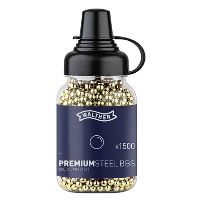 BB Acero Walther Premium Gold-4,5mm-0.36-Botella 1500