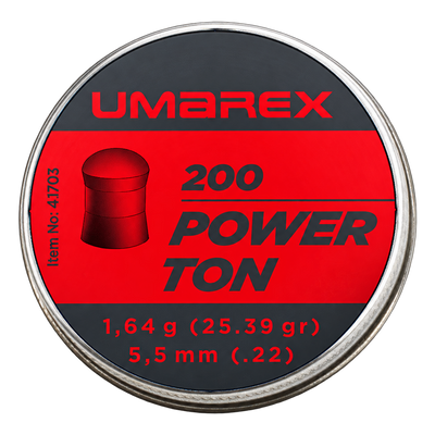Pellets Power Ton-5,5mm-1,64-1 ud =MetÃ¡lica 1x200