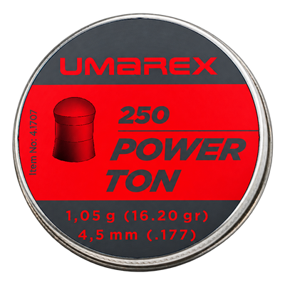 Pellets Power Ton-4,5mm-1,05-1 ud = MetÃ¡lica 1x250