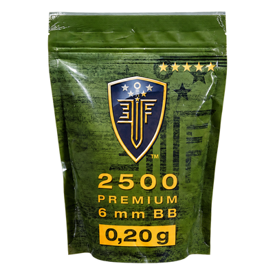 BB-Elite Force-Blancas-6mm-0,2-Bolsa Zipper 2500 uds