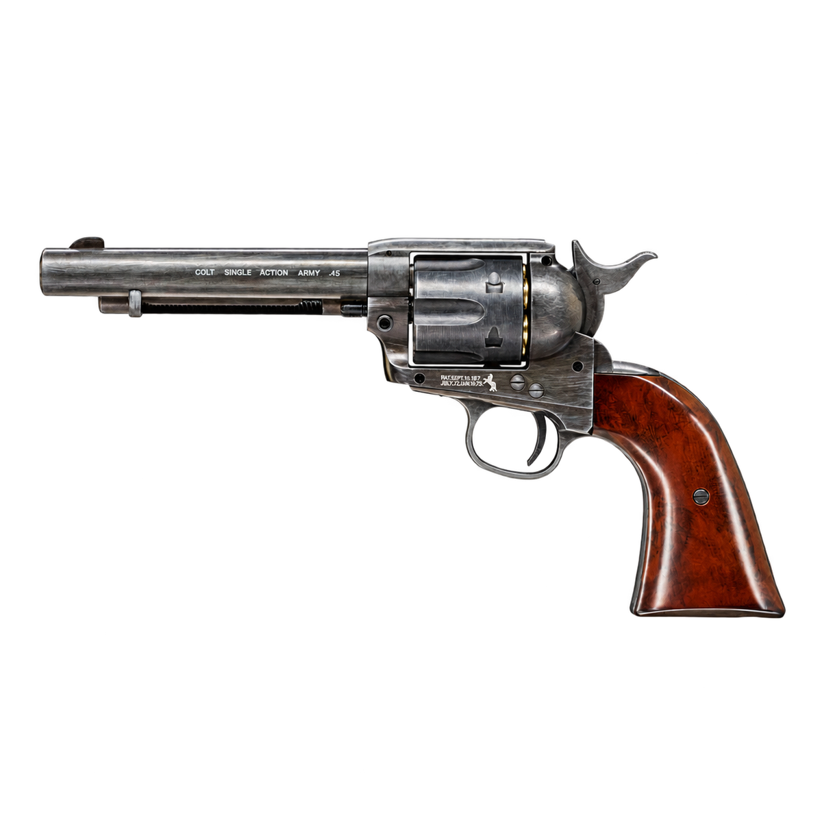 Co2-Colt SA Army  45- Antique-4,5mm BB-Antique & Co2-Colt SA Army  45- Antique-4,5mm Pellet-Antique
